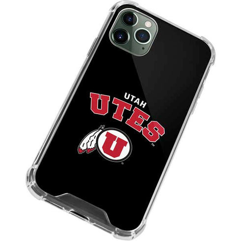 University of Utah Utes Logo iPhone 12 Pro Clear Case