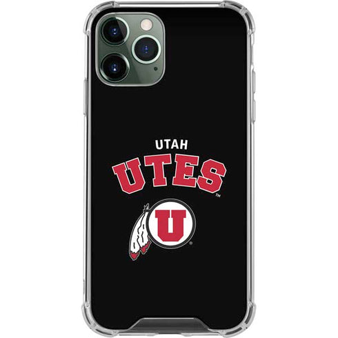 University of Utah Utes Logo iPhone 12 Pro Max Clear Case