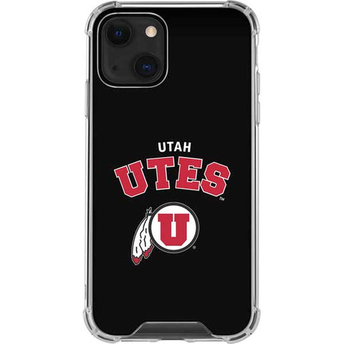 University of Utah Utes Logo iPhone 13 Mini Clear Case