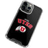 University of Utah Utes Logo iPhone 13 Pro Clear Case