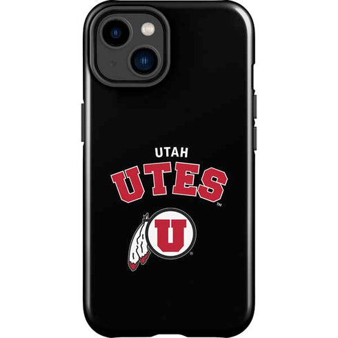 University of Utah Utes Logo iPhone 14 Plus Impact Case
