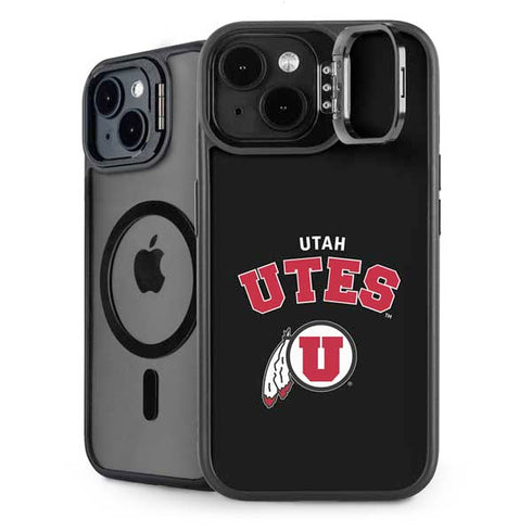 University of Utah Utes Logo iPhone 14 Plus Kickstand Case