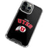 University of Utah Utes Logo iPhone 14 Pro Clear Case