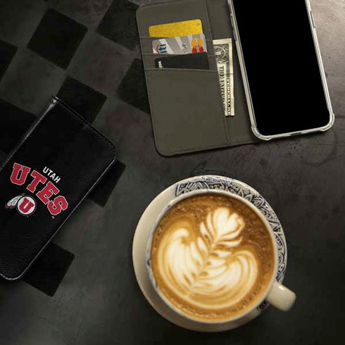 University of Utah Utes Logo iPhone 14 Pro Folio Case