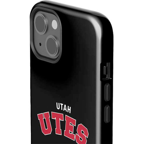 University of Utah Utes Logo iPhone 15 Plus Impact Case