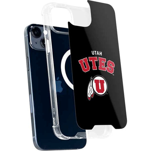 University of Utah Utes Logo iPhone 15 Plus MagSafe Case