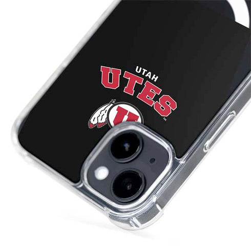 University of Utah Utes Logo iPhone 15 Plus MagSafe Case