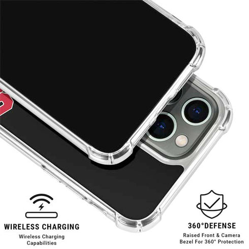 University of Utah Utes Logo iPhone 15 Pro Clear Case