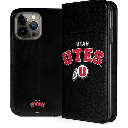 University of Utah Utes Logo iPhone 15 Pro Max Folio Case