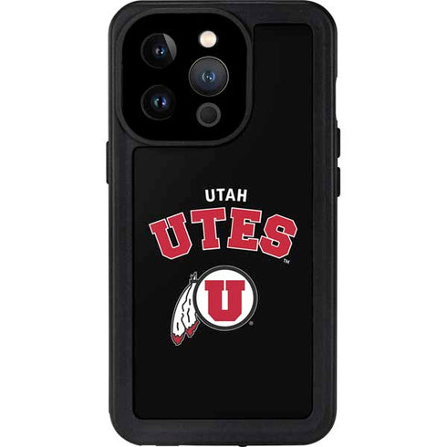 University of Utah Utes Logo iPhone 15 Pro Waterproof Case
