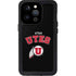 University of Utah Utes Logo iPhone 15 Pro Waterproof Case