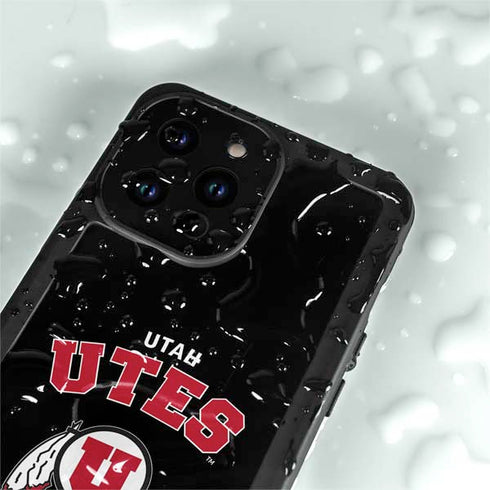 University of Utah Utes Logo iPhone 15 Pro Waterproof Case