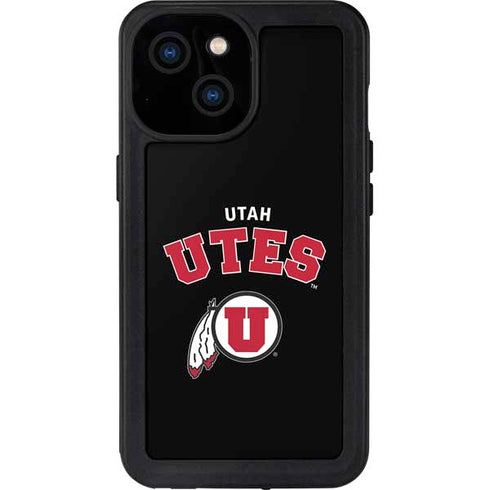 University of Utah Utes Logo iPhone 15 Waterproof Case