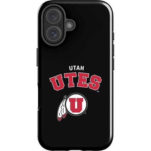 University of Utah Utes Logo iPhone 16 Impact Case