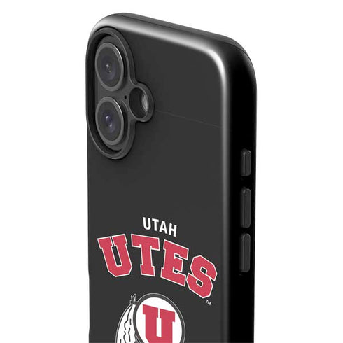 University of Utah Utes Logo iPhone 16 Impact Case