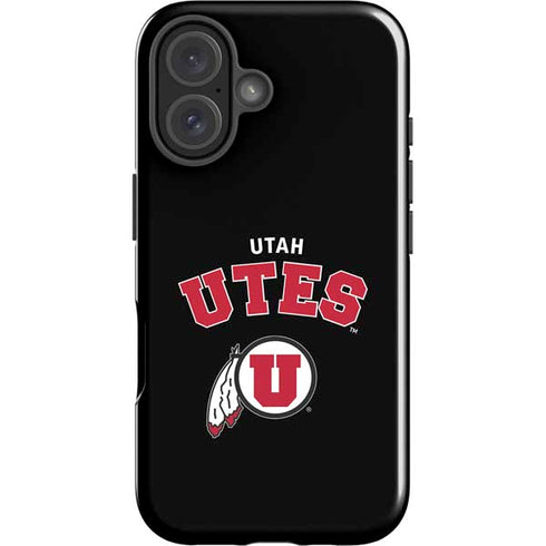 University of Utah Utes Logo iPhone 16 Plus Impact Case