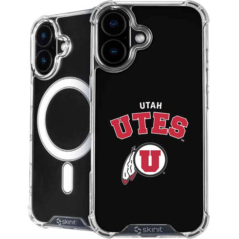 University of Utah Utes Logo iPhone 16 Plus MagSafe Case