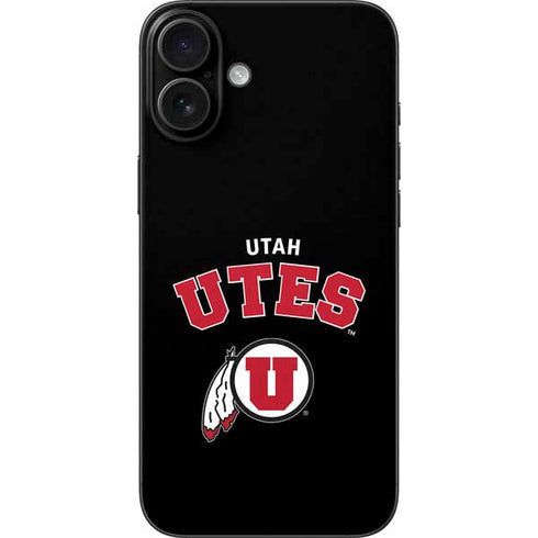 University of Utah Utes Logo iPhone 16 Plus Skin
