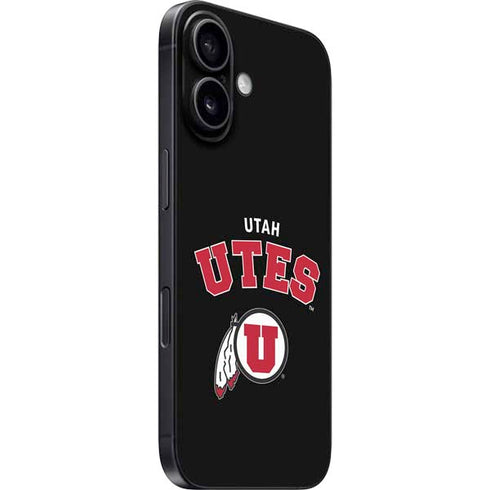University of Utah Utes Logo iPhone 16 Plus Skin