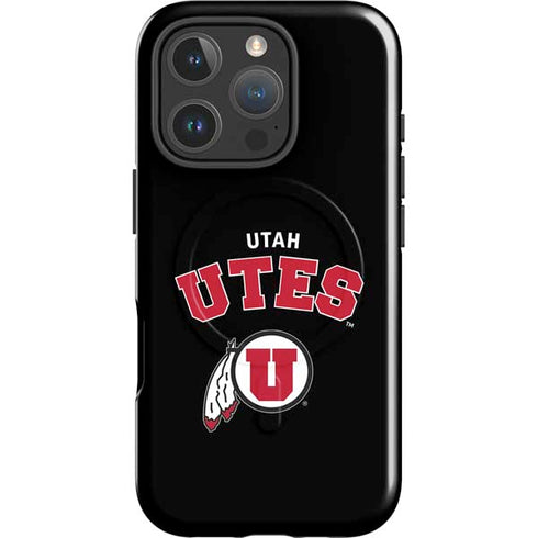 University of Utah Utes Logo iPhone 16 Pro Magsafe Impact Case