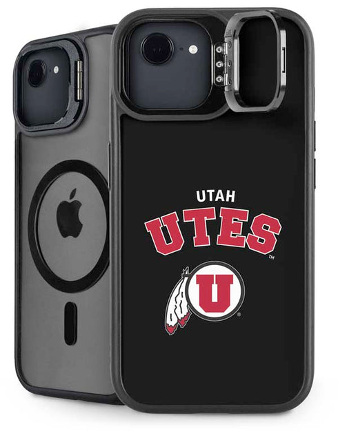 University of Utah Utes Logo iPhone 16e Kickstand Case