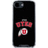 University of Utah Utes Logo iPhone 16e Clear Case