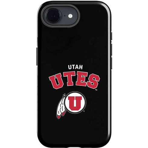 University of Utah Utes Logo iPhone 16e Impact Case