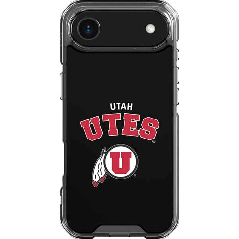 University of Utah Utes Logo iPhone 17 Air Clear Case