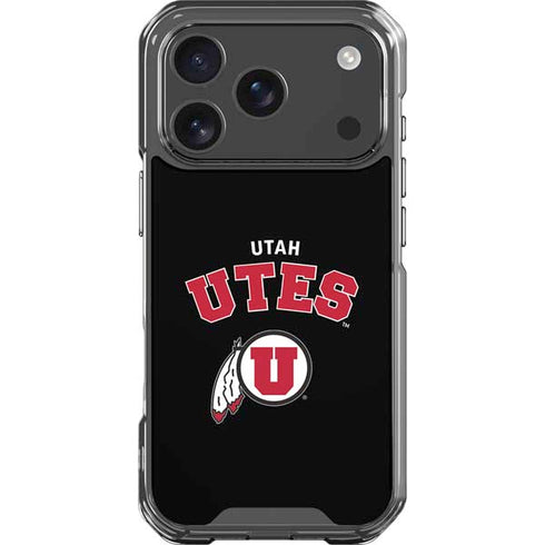 University of Utah Utes Logo iPhone 17 Pro Clear Case