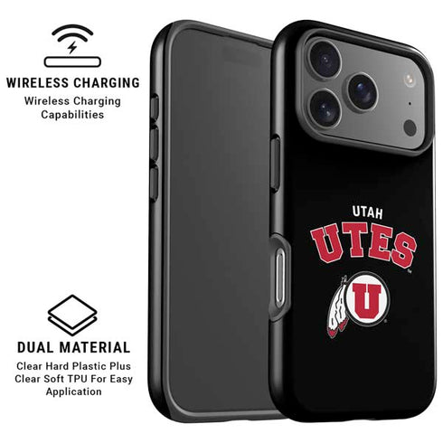 University of Utah Utes Logo iPhone 17 Pro Magsafe Impact Case