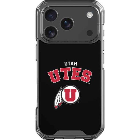 University of Utah Utes Logo iPhone 18 Pro Clear Case