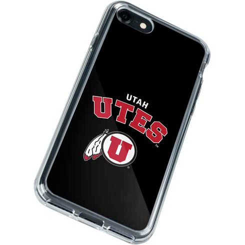 University of Utah Utes Logo iPhone SE (2nd & 3rd Gen) Clear Case