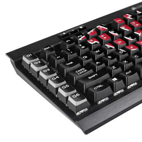 University of Utah Utes Logo K95 RGB PLATINUM Mechanical Gaming Keyboard Skin