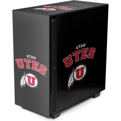 University of Utah Utes Logo NZXT H510 Compact ATX Mid-Tower Case Skin
