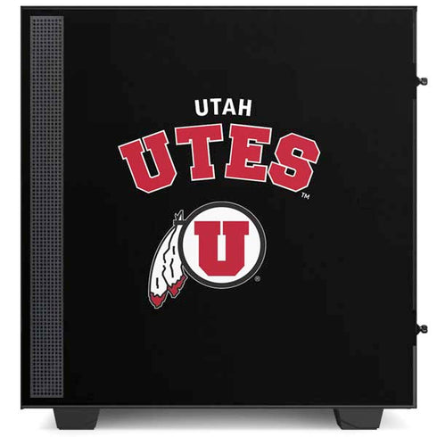 University of Utah Utes Logo NZXT H510 Compact ATX Mid-Tower Case Skin