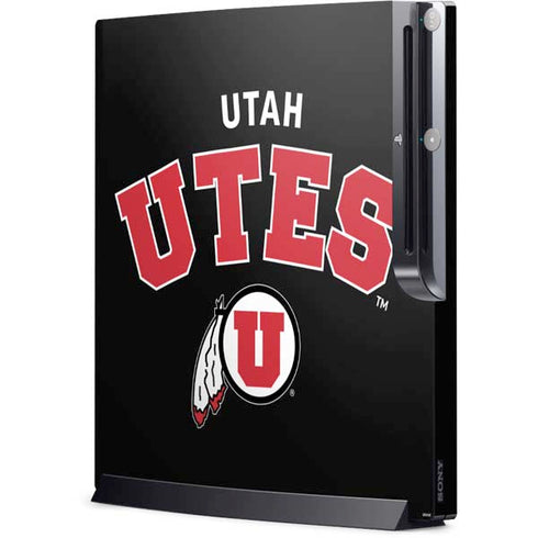 University of Utah Utes Logo Playstation 3 & PS3 Slim Skin