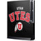 University of Utah Utes Logo Playstation 3 & PS3 Slim Skin