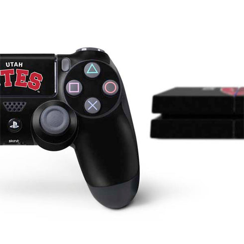 University of Utah Utes Logo PS4 Console and Controller Bundle Skin