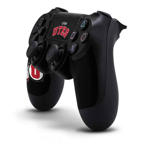 University of Utah Utes Logo PS4 Controller Skin