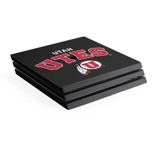 University of Utah Utes Logo PlayStation PS4 Skins