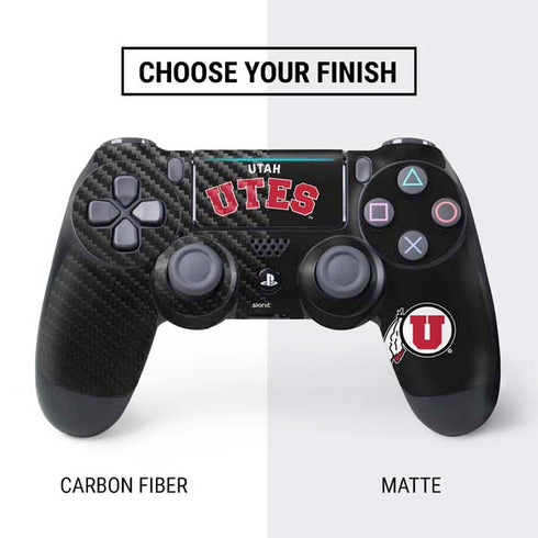 University of Utah Utes Logo PS4 Slim Bundle Skin