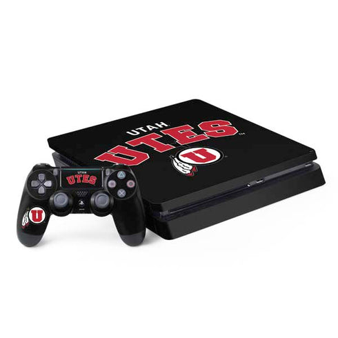University of Utah Utes Logo PS4 Slim Bundle Skin