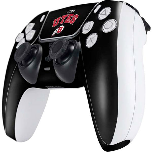 University of Utah Utes Logo PS5 Controller Skin