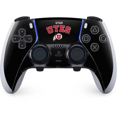 University of Utah Utes Logo PlayStation PS5 Skins