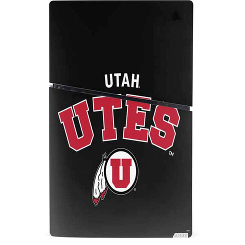University of Utah Utes Logo PS5 Slim Digital Edition Bundle Skin