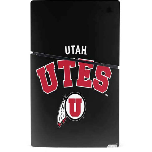 University of Utah Utes Logo PS5 Slim Digital Edition Console Skin