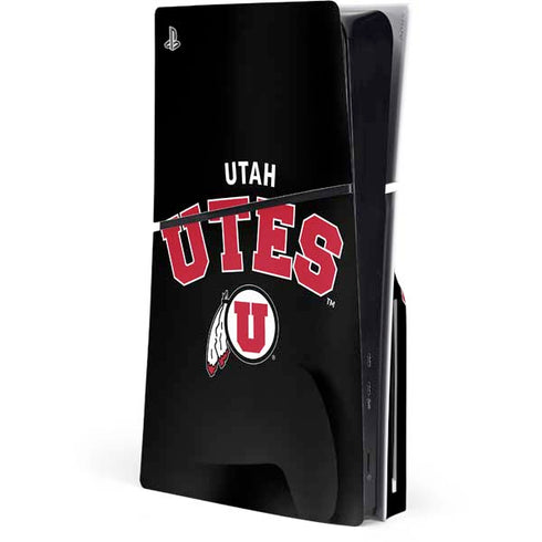 University of Utah Utes Logo PlayStation PS5 Skins