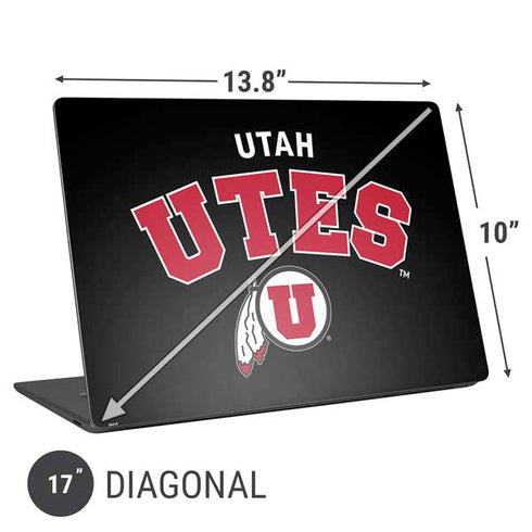 University of Utah Utes Logo Universal Laptop 17in (13.8 x 10in) Skin