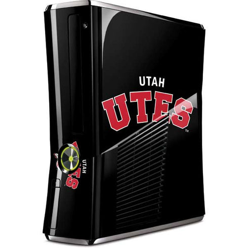 University of Utah Utes Logo Xbox 360 Slim (2010) Skin