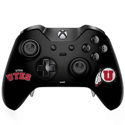 University of Utah Utes Logo Xbox One Elite Controller Skin